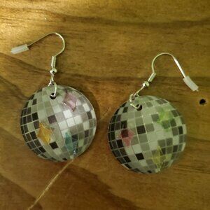 Mirror Ball Earrings